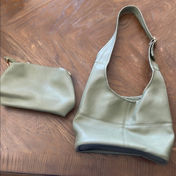 Montana West Handbags - Montana West Green Shoulder Bag Set with Minimalist Design